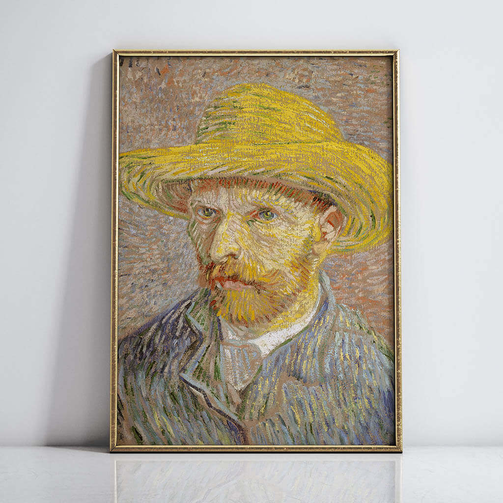 Self-Portrait with a Straw Hat