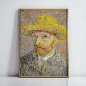 Self-Portrait with a Straw Hat