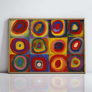 Squares with Concentric Circles
