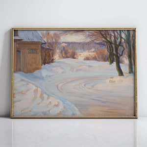 The Lane Winter Scene