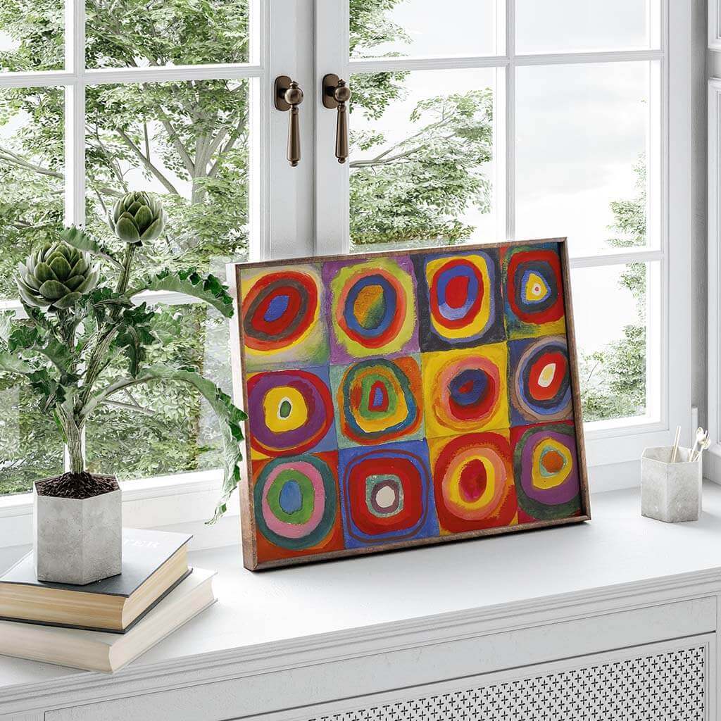 Squares with Concentric Circles