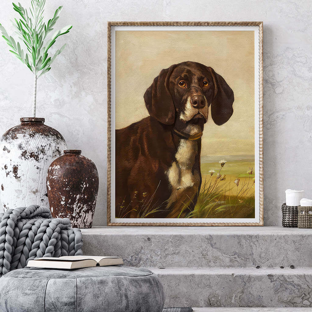 Portrait paintings of dogs