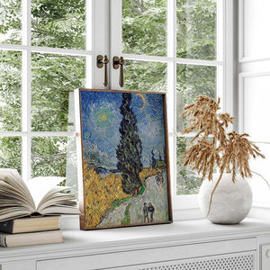 Road with Cypress and Star