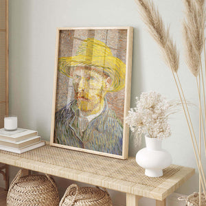 Self-Portrait with a Straw Hat