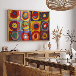 Squares with Concentric Circles