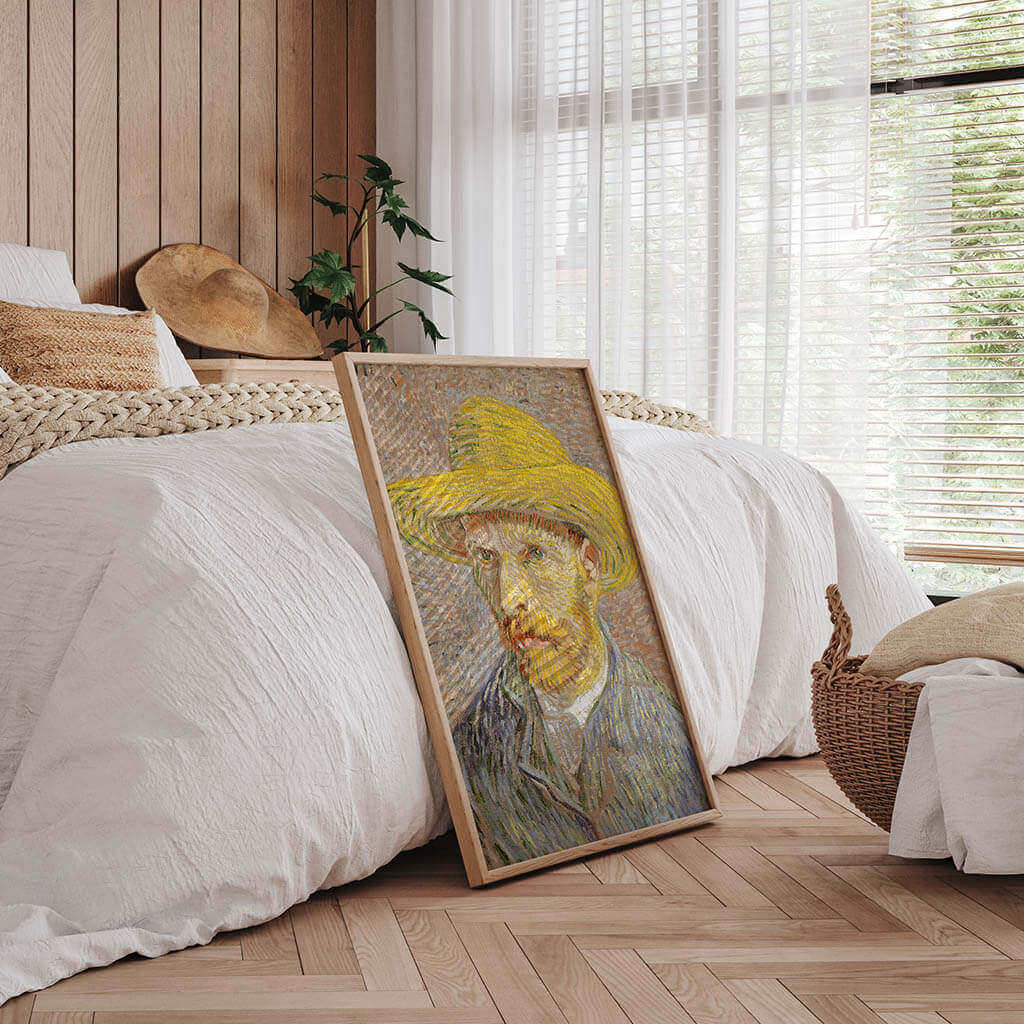 Self-Portrait with a Straw Hat