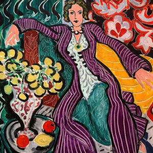 Woman in a Purple Coat