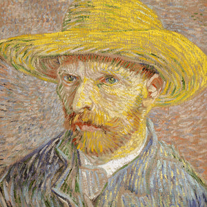 Self-Portrait with a Straw Hat