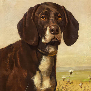 Portrait paintings of dogs