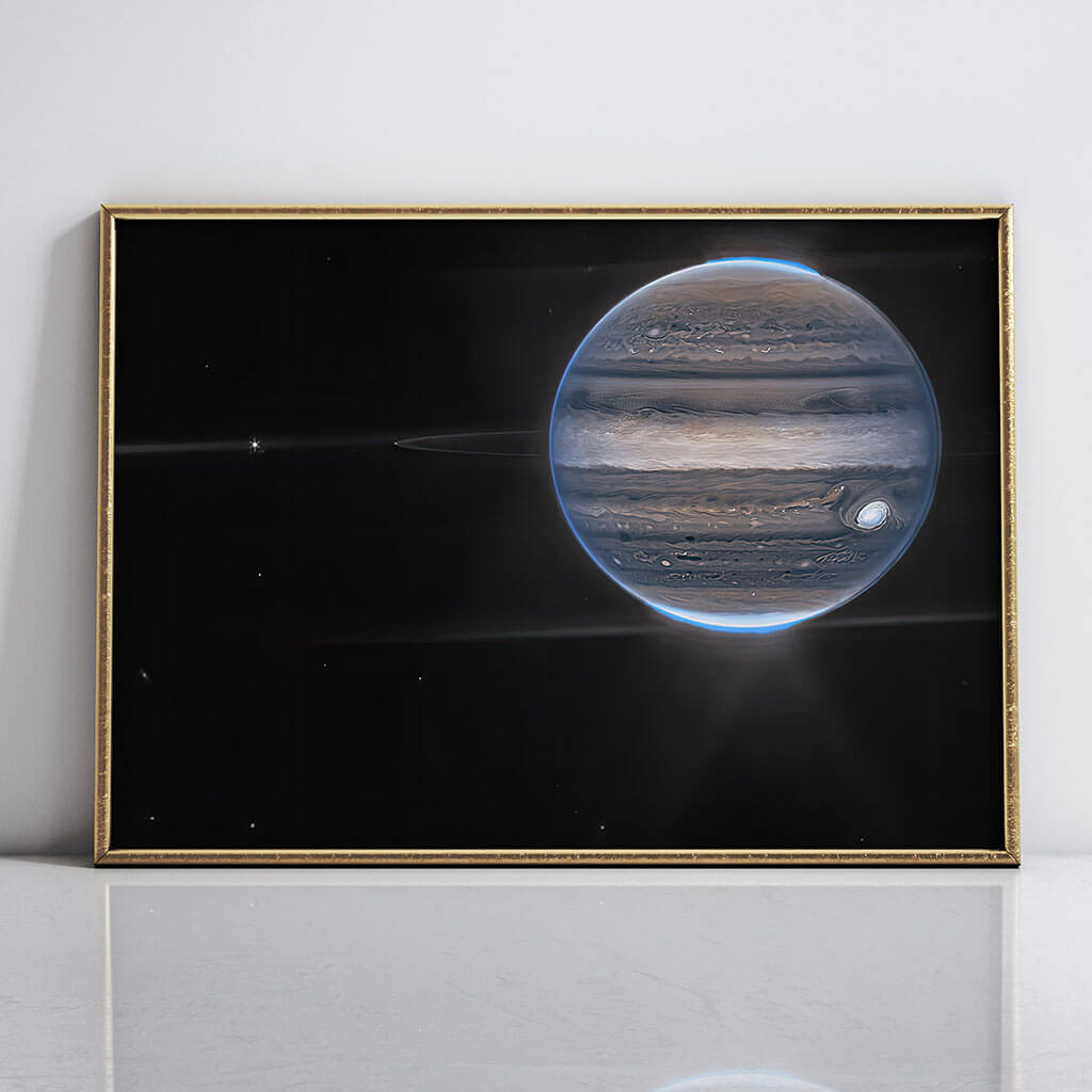 Jupiter’s Great Red Spot and ghostly glowing