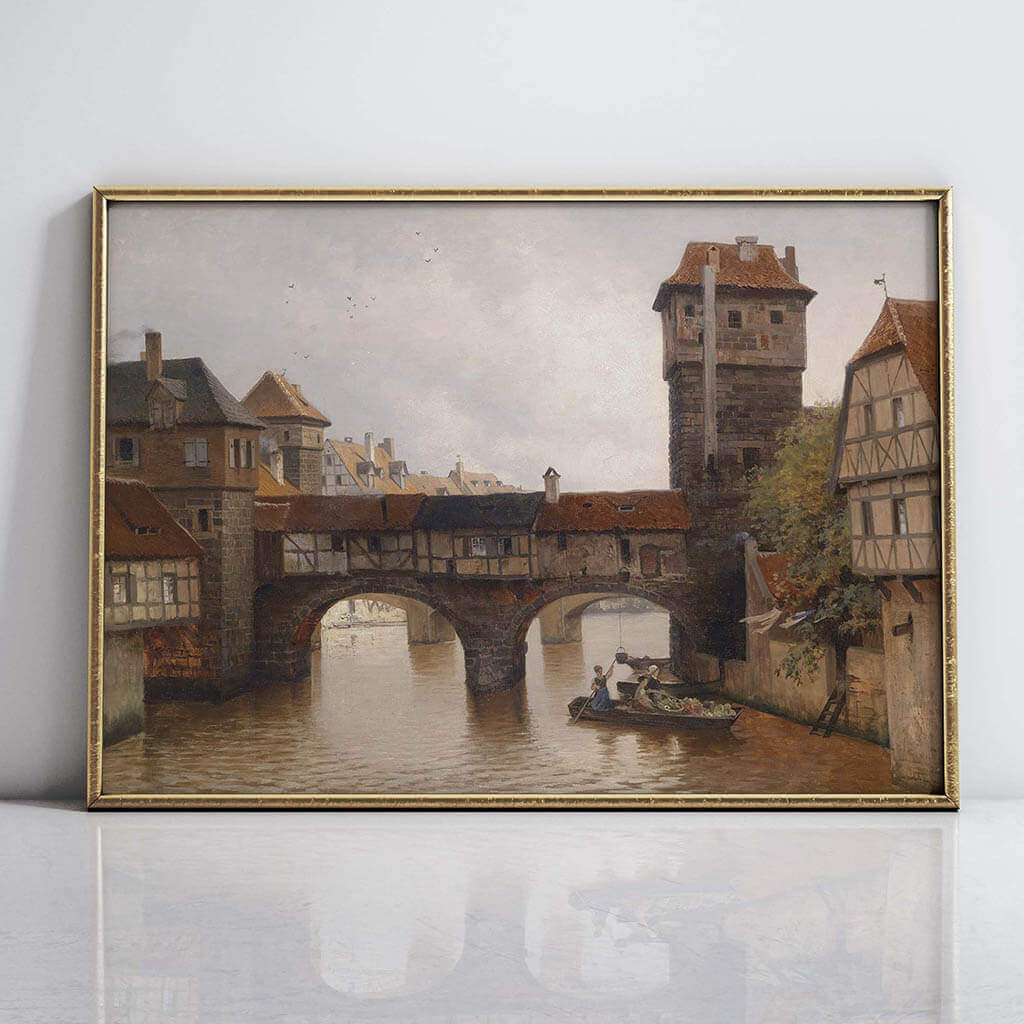 Bridge in old Nuremberg