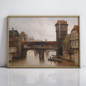 Bridge in old Nuremberg