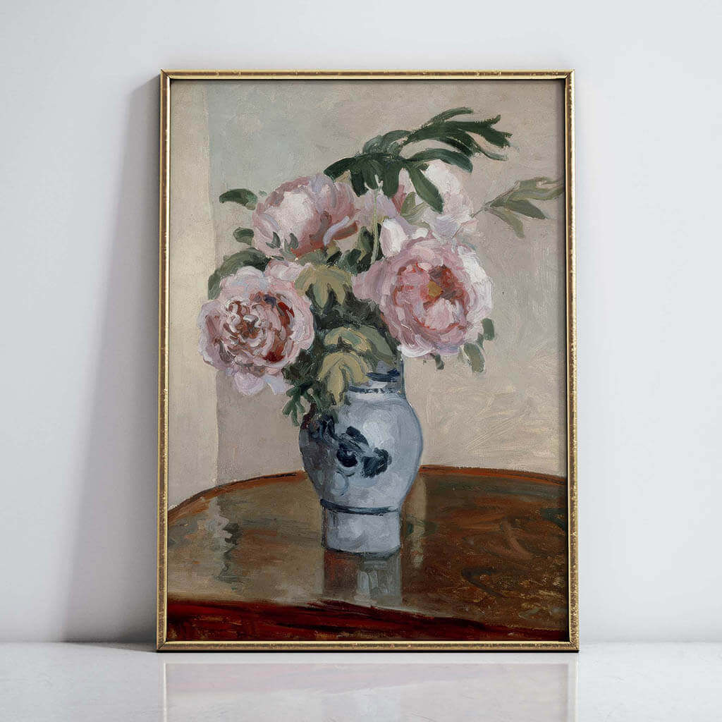 A Vase of Peonies
