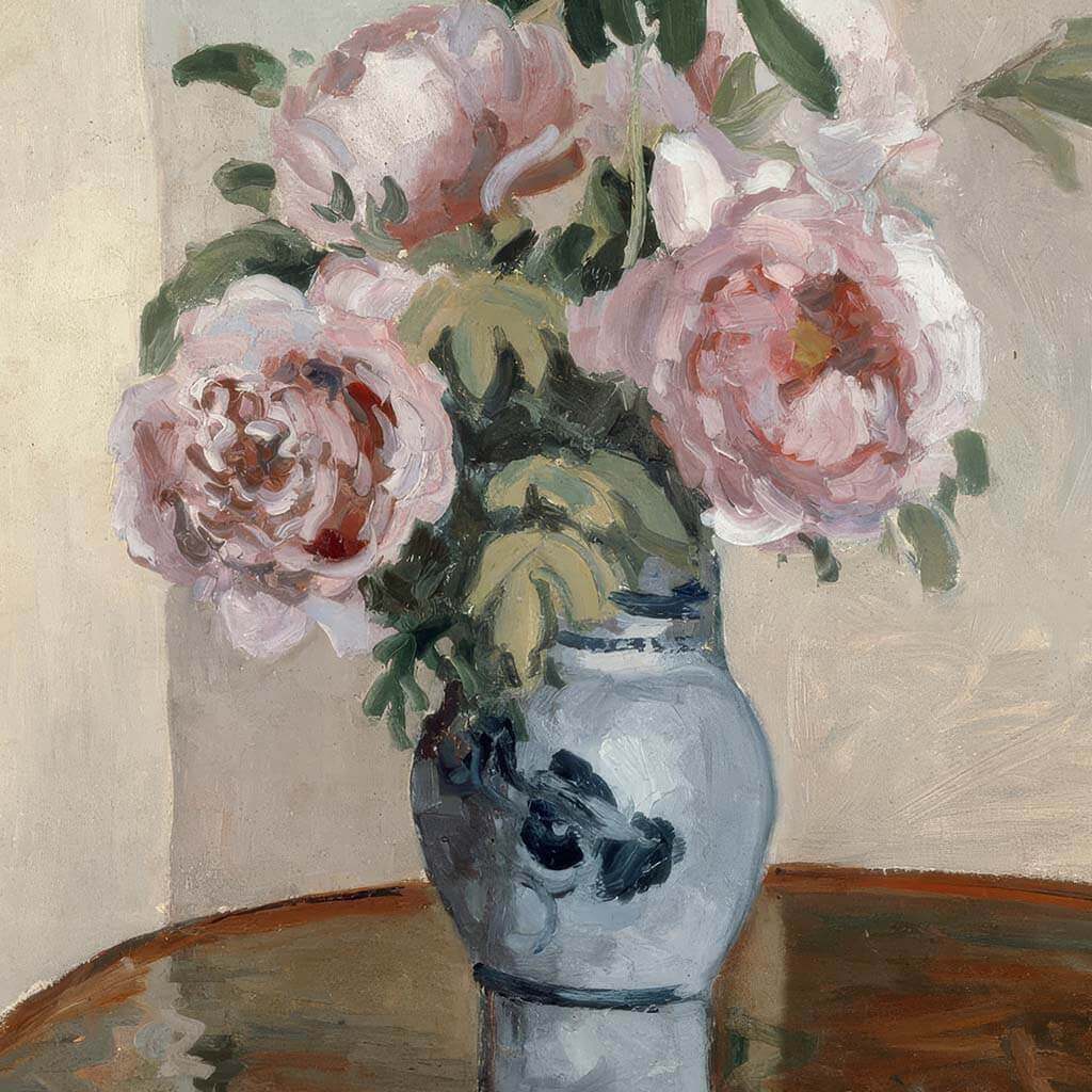 A Vase of Peonies