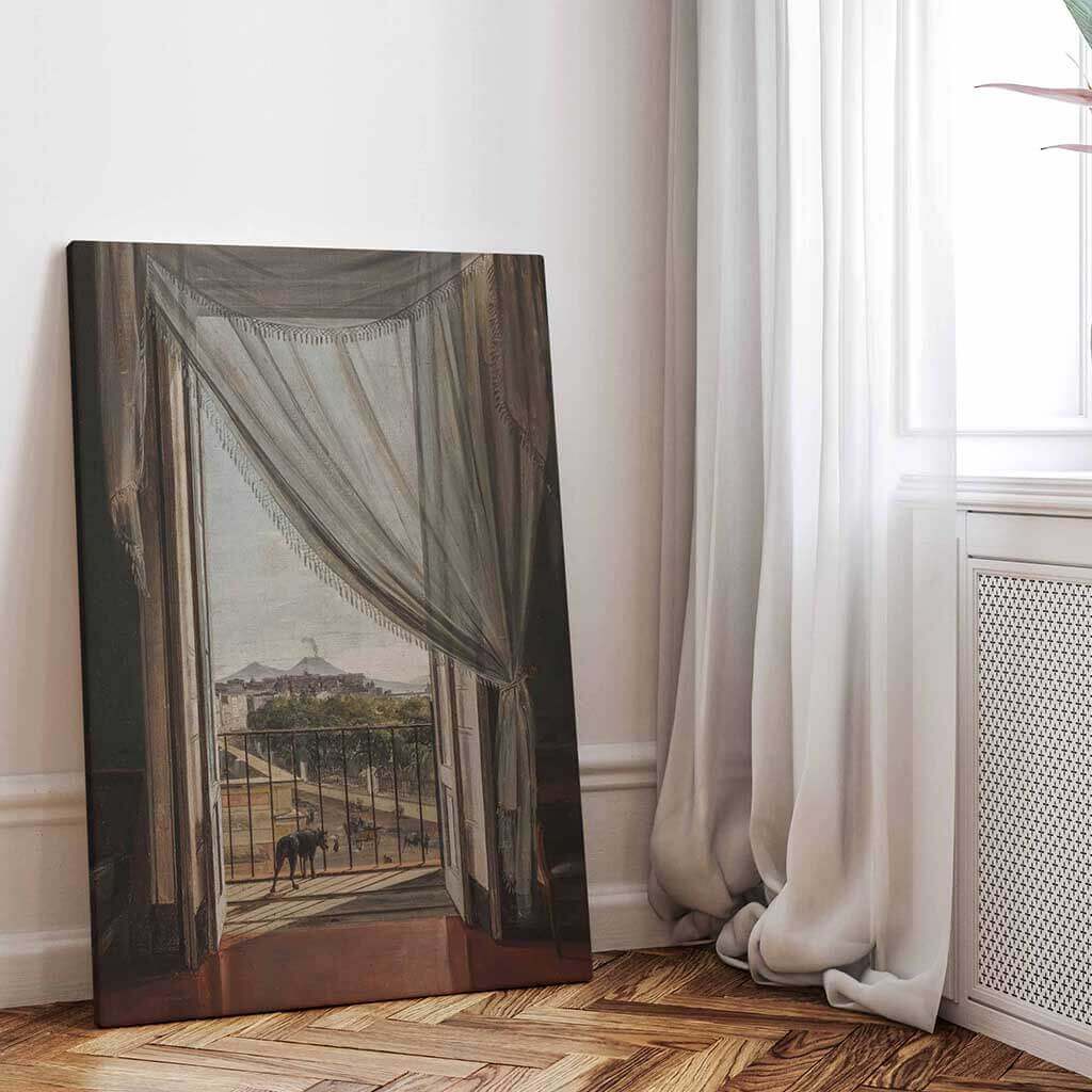 A View of Naples through a Window