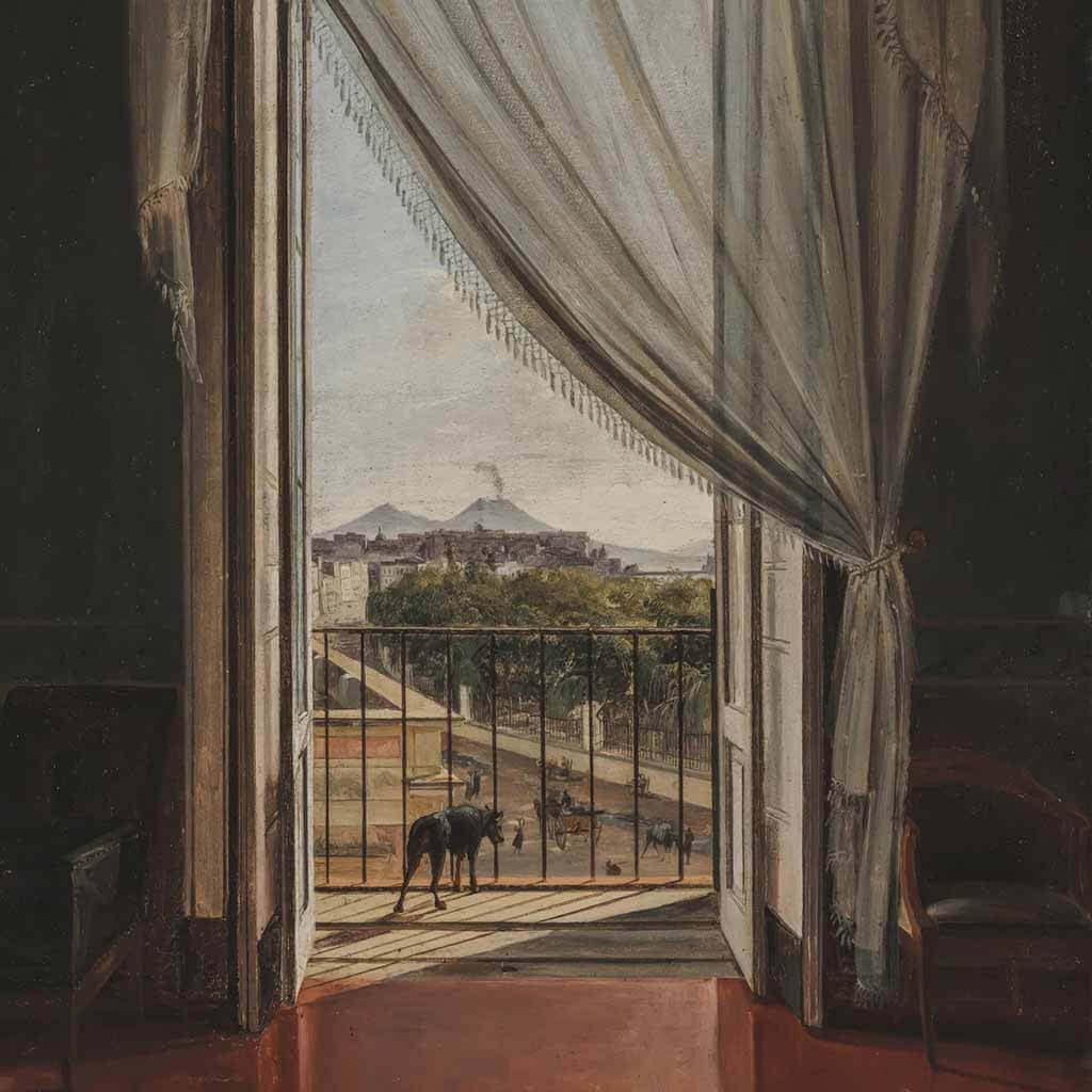 A View of Naples through a Window
