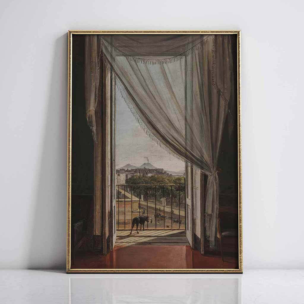 A View of Naples through a Window