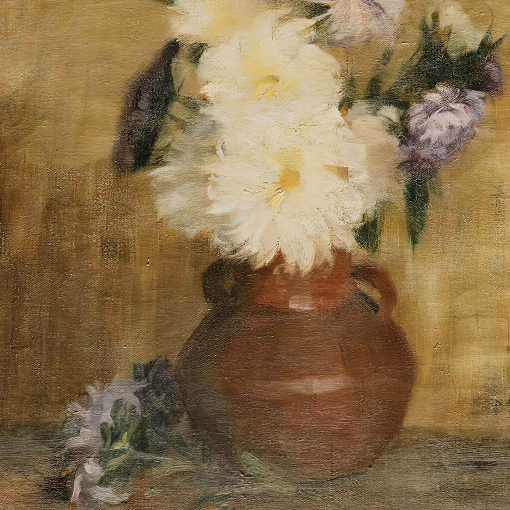 Aster in a Pottery Jar