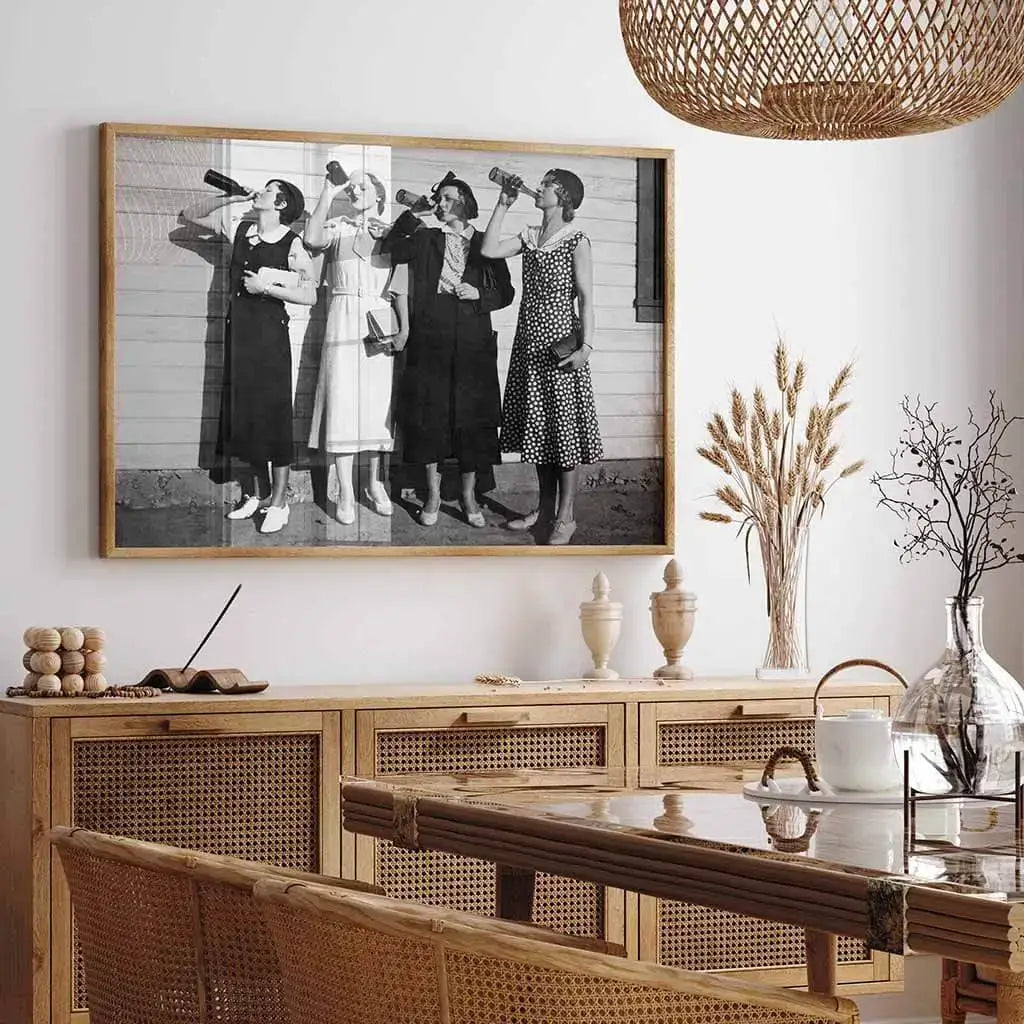 Prohibition Photo of Women Drinking