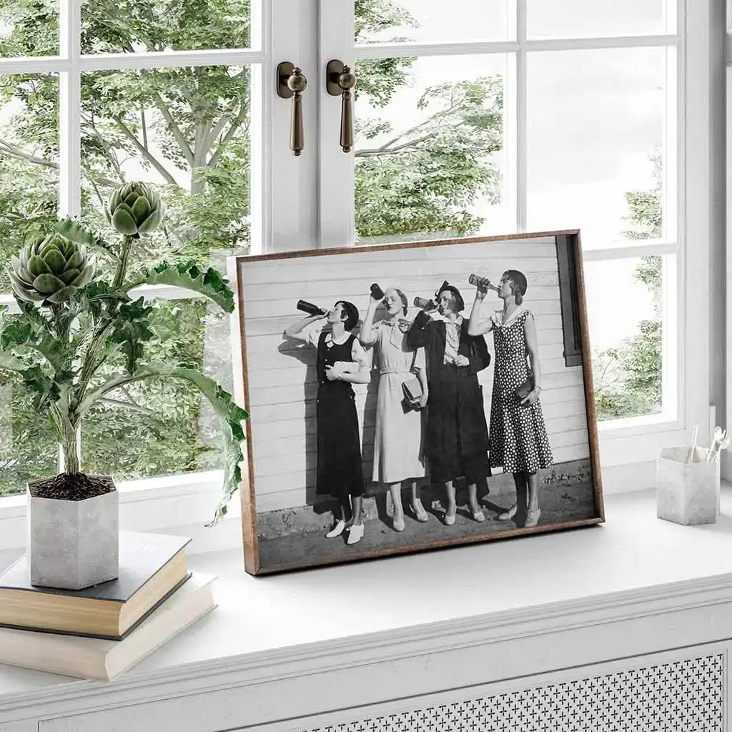 Prohibition Photo of Women Drinking