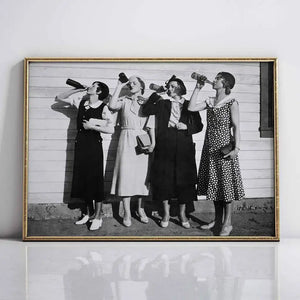 Prohibition Photo of Women Drinking