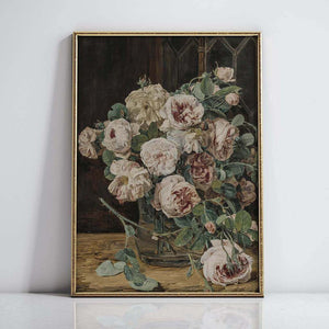 Bunch of Roses by a Window