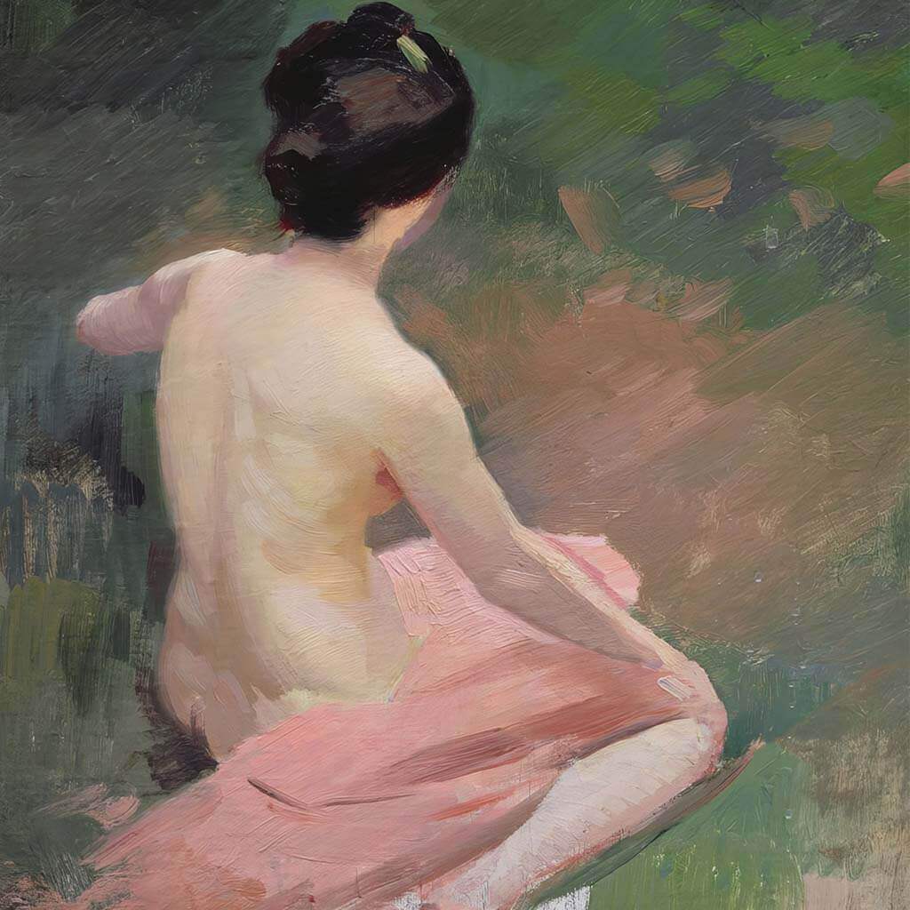 Female Nude, Back