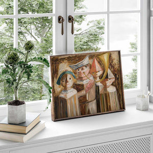 Four Children with a Trumpet