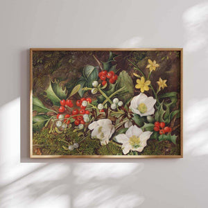 Holly And Christmas Roses