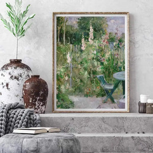 Hollyhocks