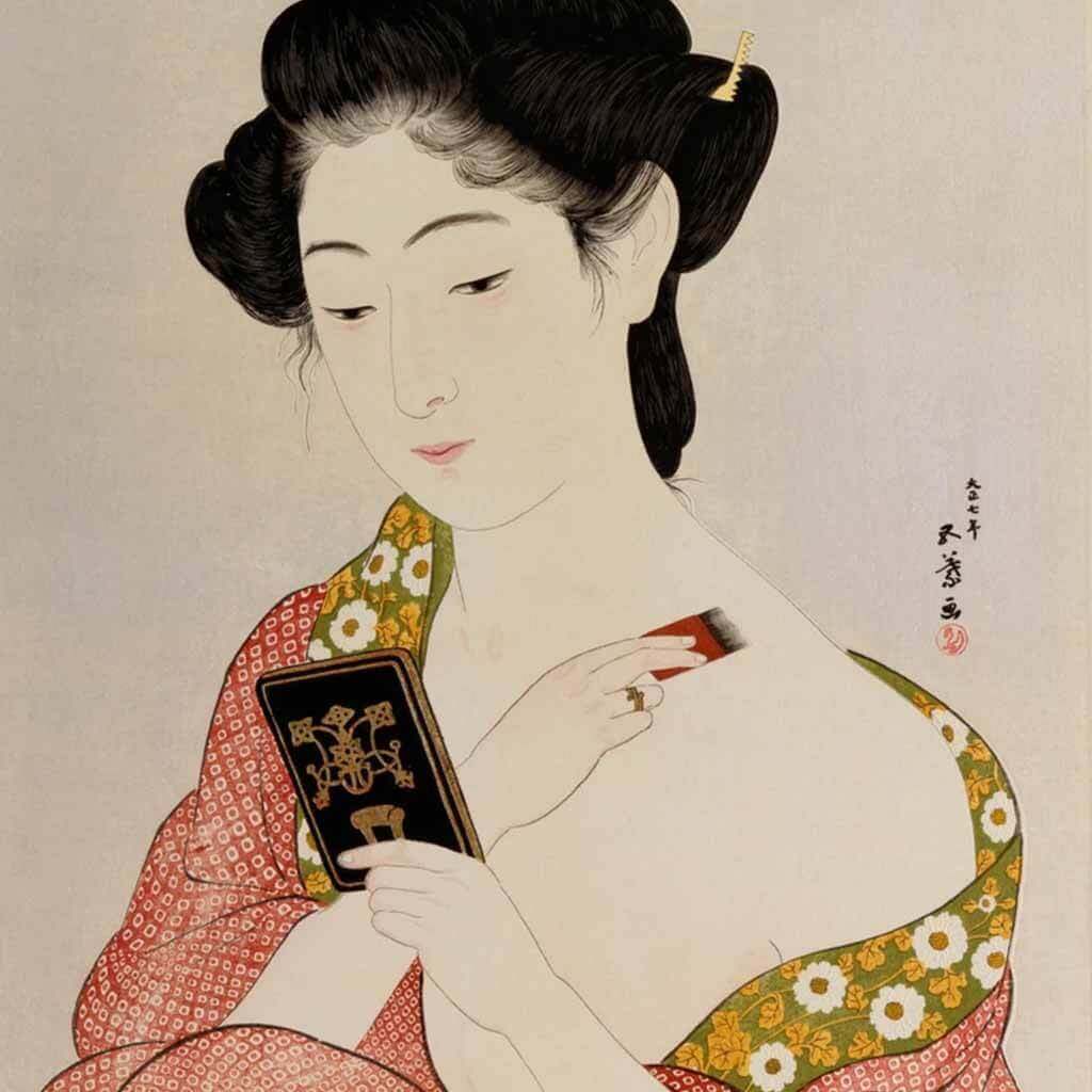 Japanese Woman with Makeup