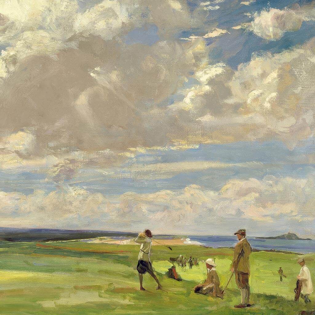 Lady Astor Playing Golf at North Berwick