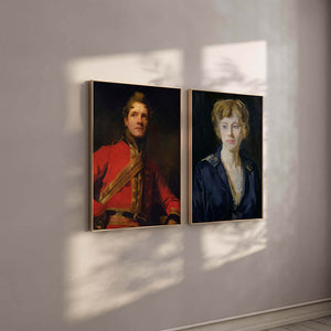 Portrait of Colonel Morrison and a Blonde Woman