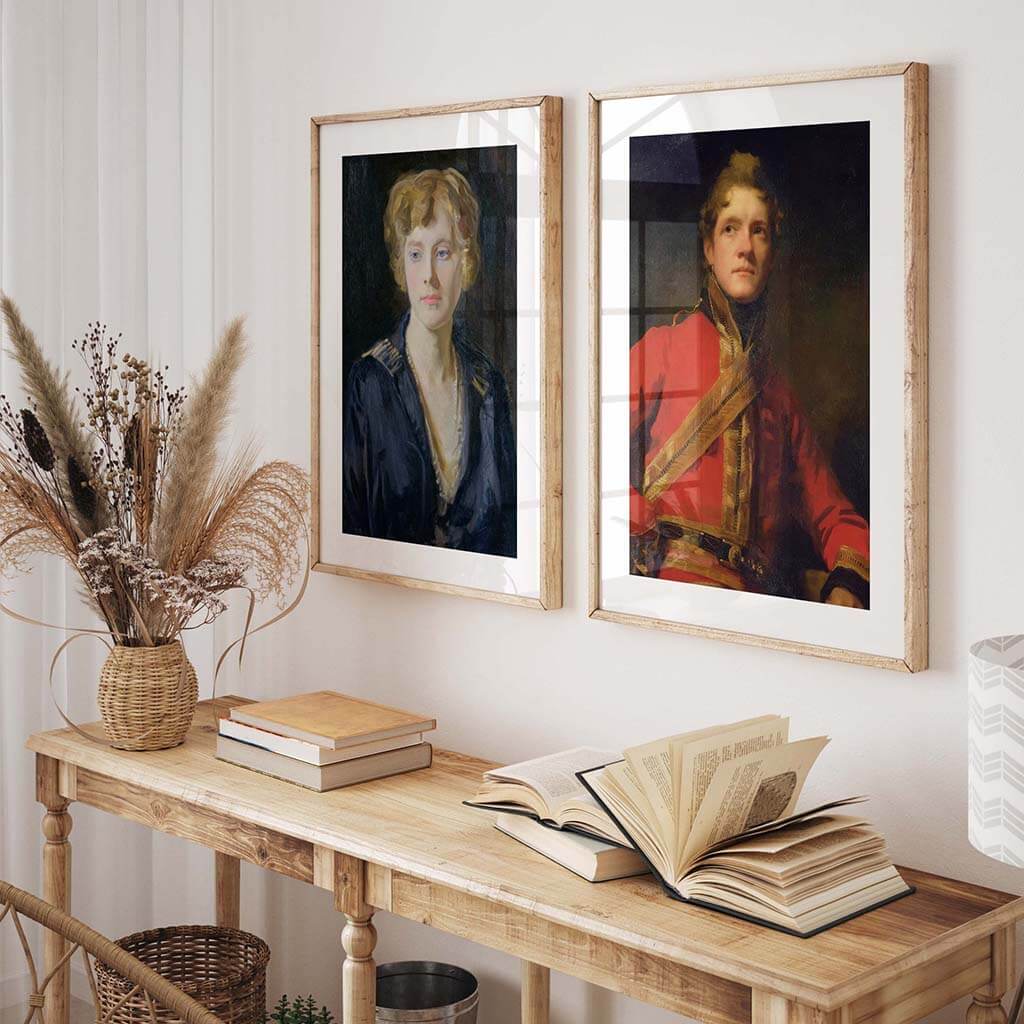 Portrait of Colonel Morrison and a Blonde Woman
