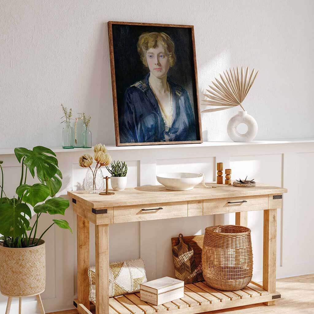 Portrait of a Fair-Haired Woman