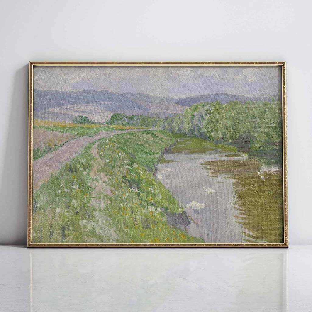 Riverside Path in Spring