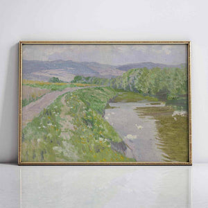 Riverside Path in Spring
