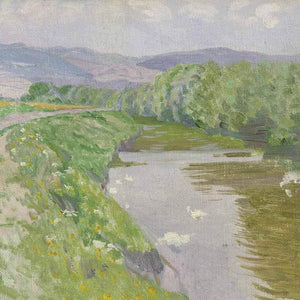Riverside Path in Spring