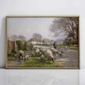 Sheep In Spring