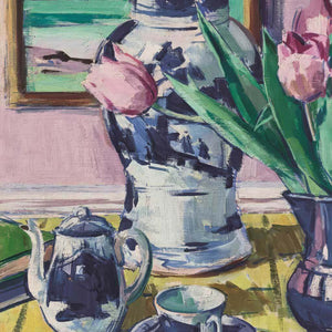 Still Life with Tulips and Iona