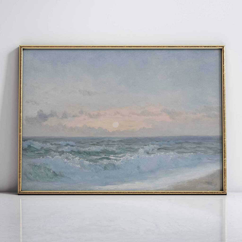 Sunset Over The Sea