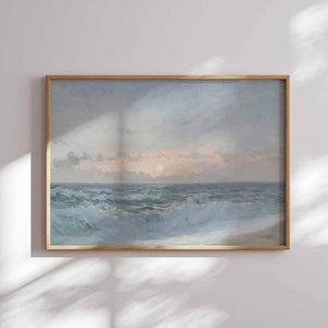 Sunset Over The Sea