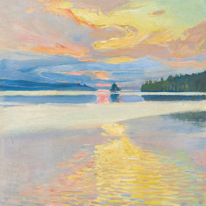 Sunset over Lake Ruovesi