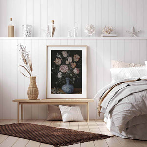 Tulips and Roses in Oriental Pottery