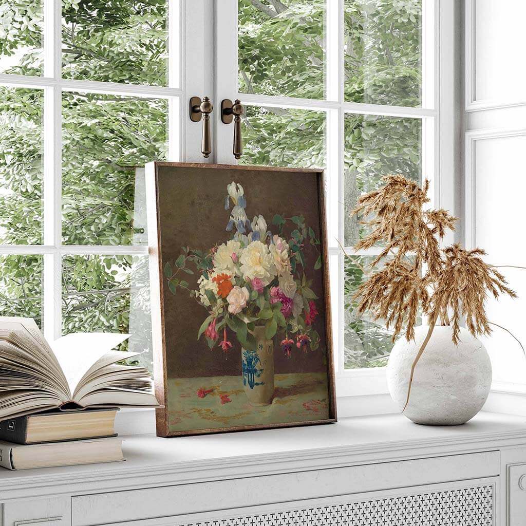 Vase Of Flowers Art Print