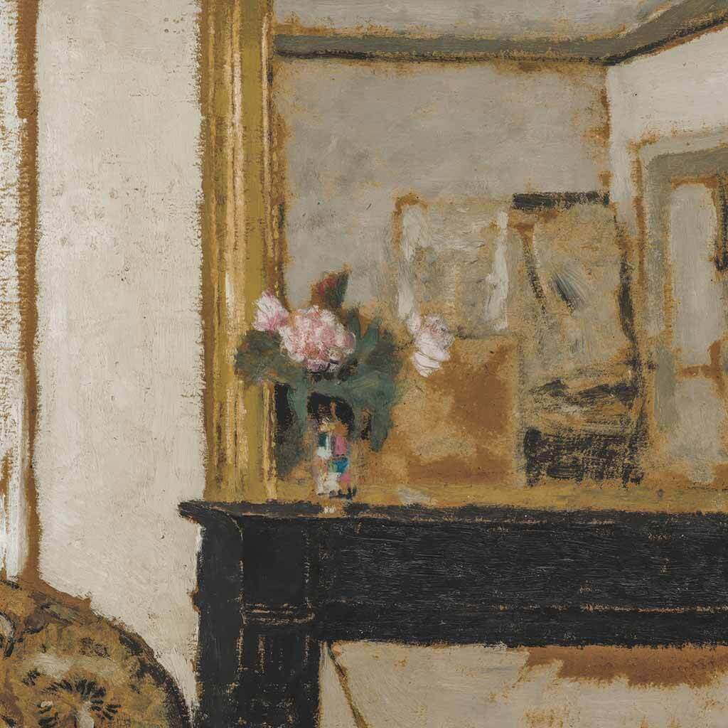 Flowers on a Mantelpiece