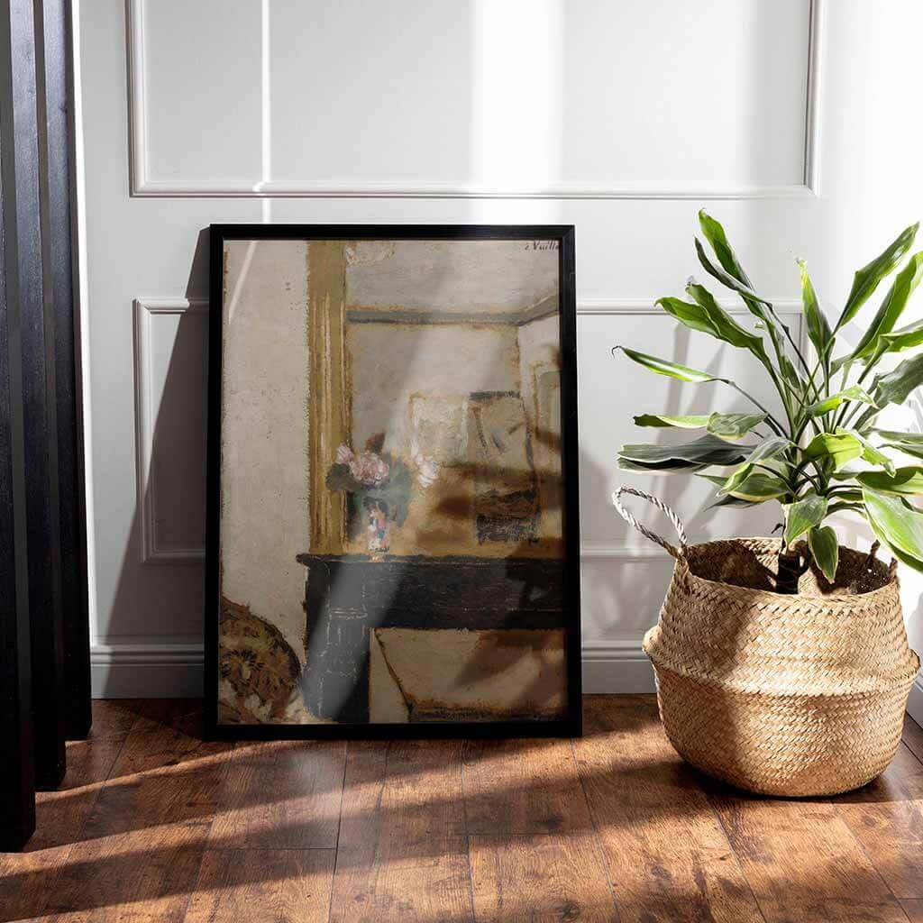 Flowers on a Mantelpiece