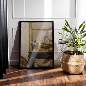Flowers on a Mantelpiece