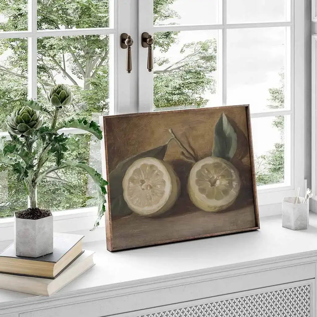 Vintage Lemon Art