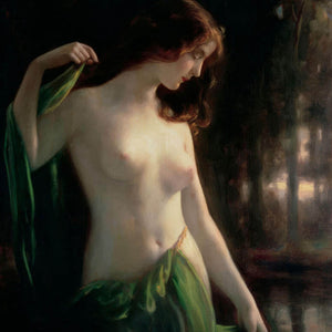 Water Nymph and Still life of Carnations